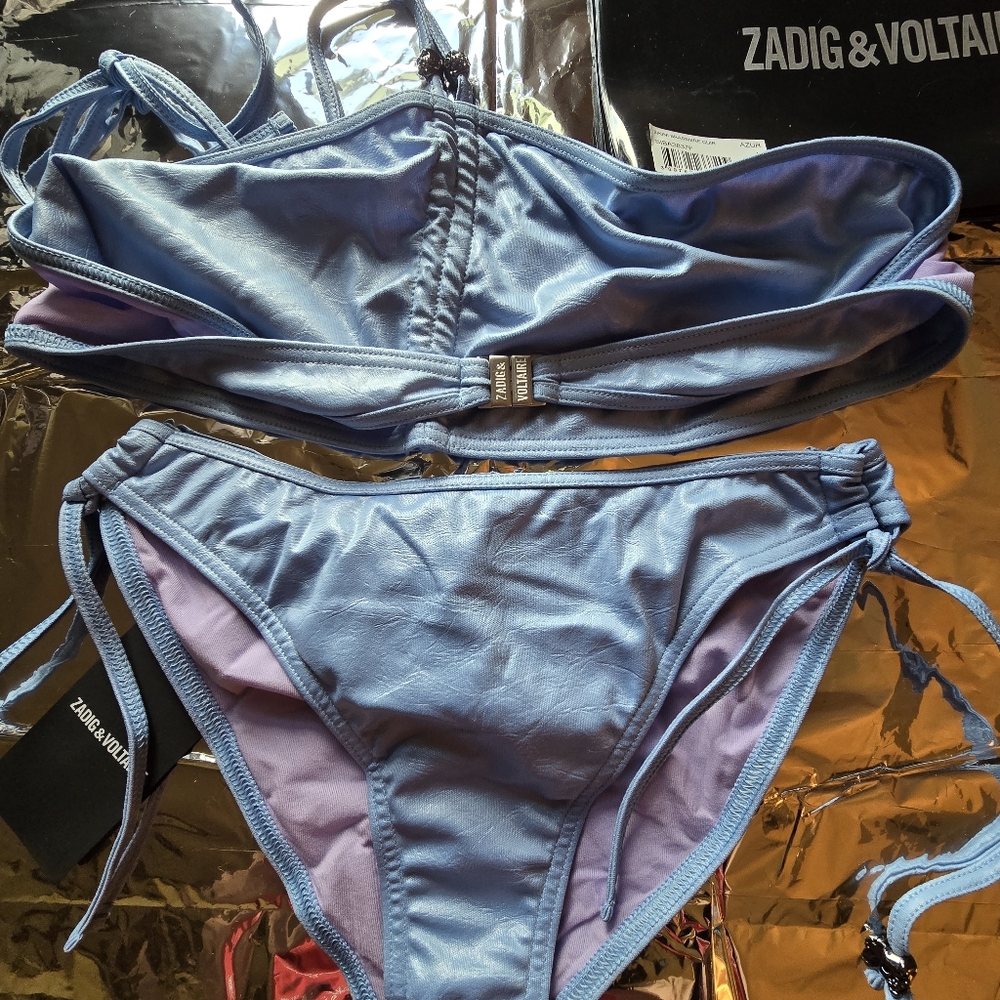 Zadig & Voltaire Shimmering Blue Bikini